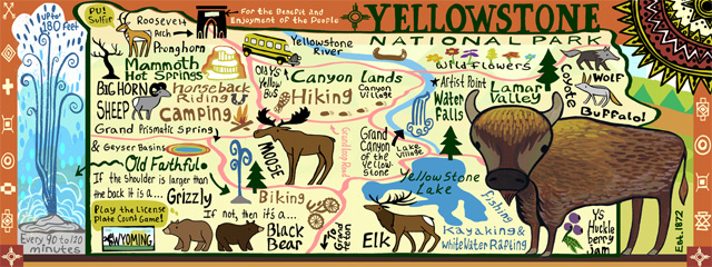 Yellowstone door Kaitlyn McCane op They Draw and Travel